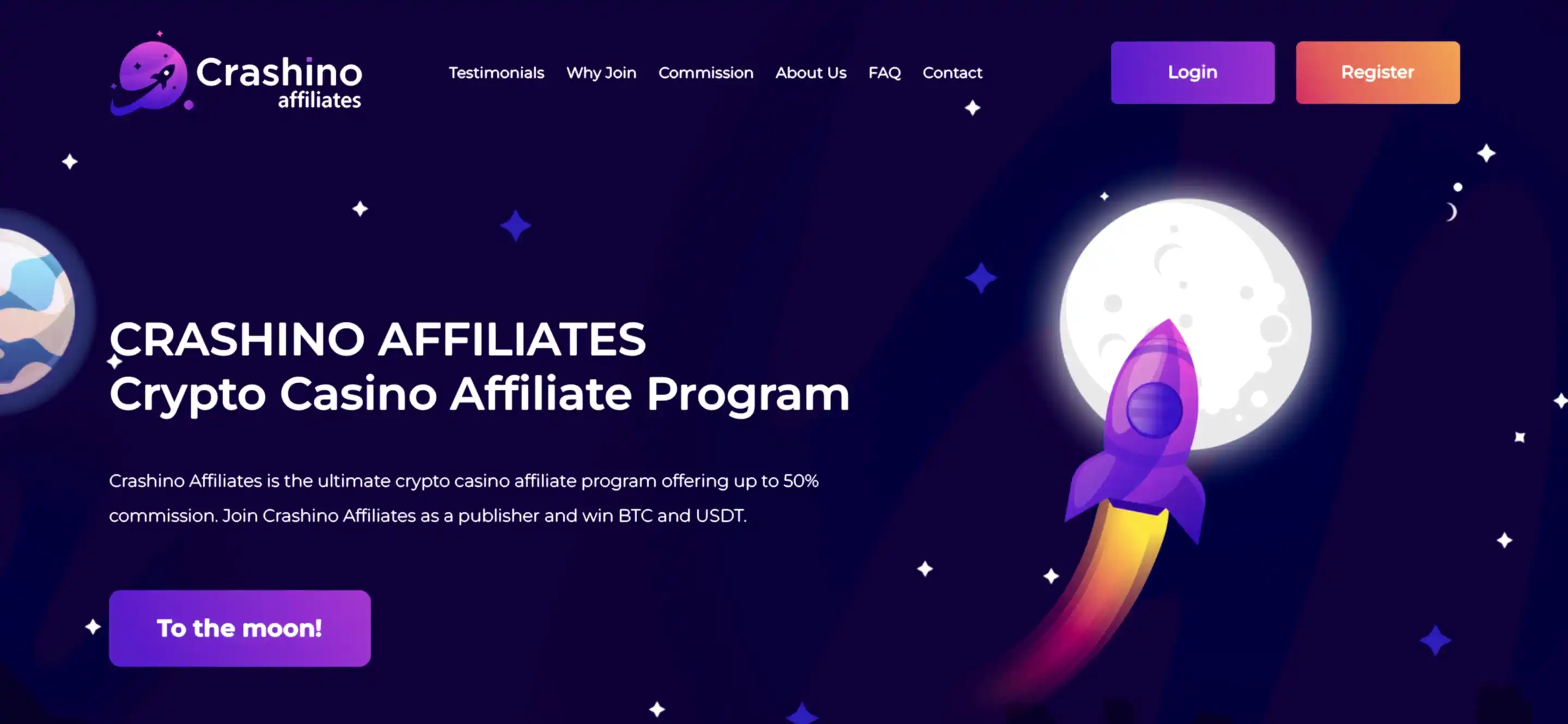 crashino affiliates bitcoin casino affiliate program